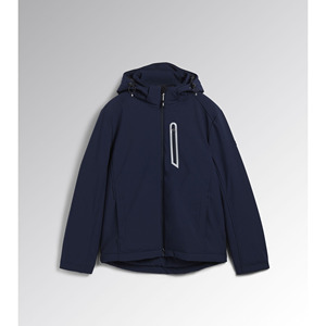 Diadora แจ็คเก็ตใบเรือบุนวมนุ่มใส่ได้พอดีป้องกันความหนาวเย็นสีน้ำเงินเข้ม - Product Image 1