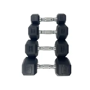 Baixo preço de vendas Black Iron Hexagonal Dumbbell Com rack para fitness