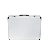 Boîte de rangement portable en aluminium, mallette à outils vide, en métal, personnalisé; Mallette de bricolage pour l'entretien de la maison
