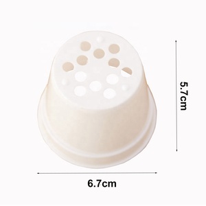 <span class=keywords><strong>Pot</strong></span> de pépinière promotionnel mignon et économique pour plantes succulentes, rond ou carré, <span class=keywords><strong>blanc</strong></span> ou noir, 2,6'' ou 2,1'' - Product Image 2