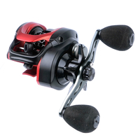 Moulinet de pêche à lancer à frein magnétique haute vitesse 8 kg, 5+1 roulements à billes pour la pêche en eau salée et en rivière, utilisation gaucher