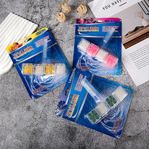 Limpiador de interiores de inodoro con fragancia natural personalizada, desodorante, limpiador de inodoro, eliminador de olores, bloque de borde de inodoro - Product Image 1