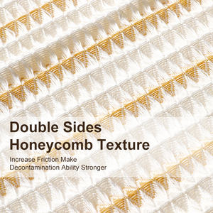KOOCCA環境にやさしいビスコース繊維ハニーパターン掃除用ラグ強い吸収洗えるキッチン用ウェットドライクリーニング布 - Product Image 2