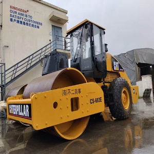 Offre Spéciale : Compacteur à Tambour Unique CAT CS683E, Deux Modes <span class=keywords><strong>de</strong></span> Vibration, Rouleau Compresseur Robuste à Faible Consommation <span class=keywords><strong>de</strong></span> Carburant - Product Image 1
