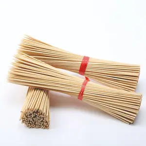 Wholesale Price Natural color High Quality Plant Grow Support Garden Bamboo Sticks wooden sticks disposable bamboo skewers