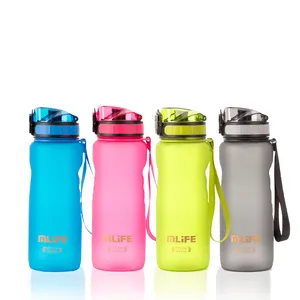 Öğrenci için 500ML spor Fitness BPA ücretsiz sızdırmaz kullanımlık Triran şişe