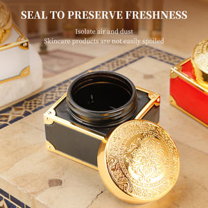 Grand pot à épices de luxe européen avec couvercle, style Moyen-Orient, or arabe, <span class=keywords><strong>compote</strong></span> de rangement pour épices - Product Image 3