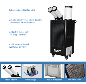 <span class=keywords><strong>Aire</strong></span> Acondicionado Portátil <span class=keywords><strong>de</strong></span> 110V/60Hz y 15000 BTU para Estados Unidos, Enfriador Industrial Portátil - Product Image 3