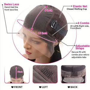 Perruque synthétique Amygirl à ondulations naturelles, dentelle transparente 13x4 13x6, résistante à la chaleur, ligne de cheveux naturelle, style ondulations corporelles - Product Image 5