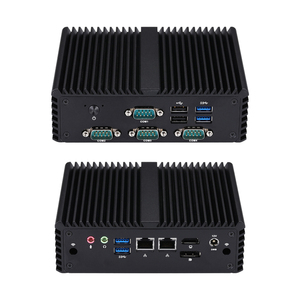 Q10521P/Q10621P-S08 Qotom Q10500P Quad Core J4105/J4125 <b>Mini</b> <b>PC</b> 4 6 USB Embedded Fanless Industrial Computer - Product Image 1