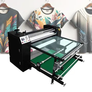 फैशन कपड़े के लिए रोल टू रोल सब्लिमेशन हीट प्रेस मशीन हीट ट्रांसफर रोलर मल्टीफंक्शनल हीट प्रिंटिंग मशीन