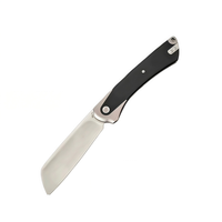 Couteau pliant D2 pour l'extérieur, couteau pliant multifonctionnel, tranchant et portable pour le camping