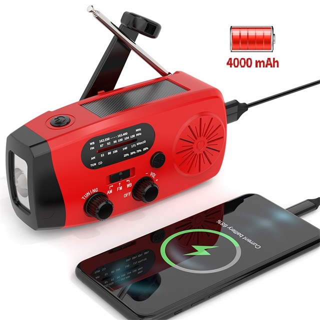 2026 Trending Radio Crank Solar Emergency Radio 2026 New Trending Design