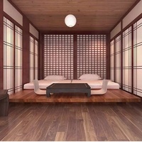Panneau de cloison en bois massif à lattes polyvalent fabriqué en Chine, porte coulissante intérieure pour la maison, le bureau, la chambre à coucher, le salon, meubles