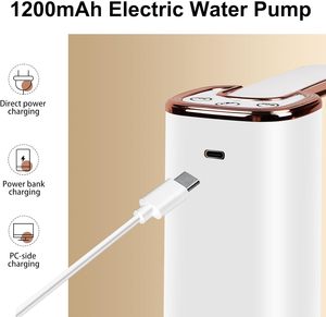 Bouteille d'eau à double pompe de 5 gallons, pompe à eau électrique rechargeable, distributeur d'eau portable automatique, charge USB - Product Image 5