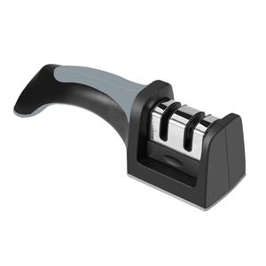 <b>Sharpener</b> <b>Knife</b> Manual Multi Grit Stainless <b>Steel</b> Handle Kitchen Household Tool Nd 006 - Product Image 1