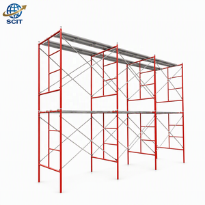 SC Middle East Set di Telai per Ponteggi Tubolari in Metallo Verniciato Tipo Standard Italiano <span class=keywords><strong>Spagnolo</strong></span> per Carichi Leggeri, Ponteggio a Telaio a H - Product Image 1