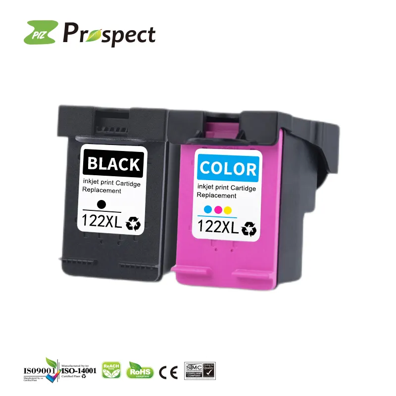 Prospect 122XL 122 XL Remanufactured Compatible Deskjet 1000 2050 1050 2510 2512 2540 color Inkjet For HP Ink Cartridge