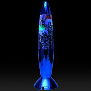 Promotion Vente Flash Lumière de Table LED Nouveauté Design Moderne en ABS, Modèles Poisson, Tour d'Eau, Méduse, Lave, Fusée, Blanc Chaud - Product Image 4