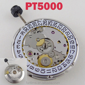 Movimento per Orologio Meccanico Automatico PT5000 ad Alta Precisione, 28800 Bph, Display Data, Clone 2824, 25 Rubini, Diametro 25.6mm - Product Image 2