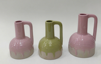 Pot de fleurs de bureau en céramique coloré et unique, vases de jardin élégants en poterie, à vendre