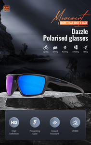 Kapvoe UV400 polarize Lens güneş gözlüğü gözlük dayanıklı PC gözlük HD Lens açık spor güneş erkekler güneş gözlüğü hafif - Product Image 2