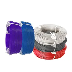 UL1180 12AWG 600V Silicone flexible insulation cable automotive silver copper wire power cord cables electrical wire