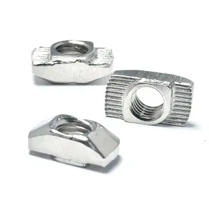 Hammer Nut Series M4 Fastener Thread Size For 6.5 mm Slot Wd Single Center Carbon Steel T-slot Nut Hammer Nut