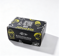 Boîte d'expédition en carton ondulé personnalisée, imprimée en couleur, pour l'emballage de cadeaux d'abonnement mensuel pour enfants
