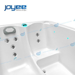 JOYEE Vente en gros Bain à remous extérieur en acrylique <span class=keywords><strong>Spa</strong></span> 3 <span class=keywords><strong>places</strong></span> Whirlpool pour hôtel familial Relaxation Direct Fabricant <span class=keywords><strong>Prix</strong></span> bon marché - Product Image 5