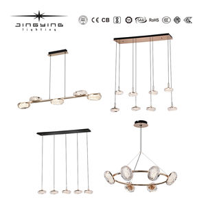 Nuovo stile moderno ha portato le luci del pendente del ristorante, <span class=keywords><strong>paralume</strong></span> in <span class=keywords><strong>cristallo</strong></span> acrilico, luci a sospensione di alta qualità. - Product Image 1
