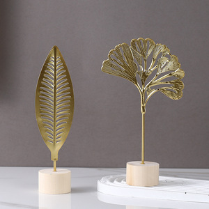 Adornos de hojas metálicas Mystic Arts, arte decorativo de hierro para plantas, para sala de estar, entrada, vitrina, decoración del hogar - Product Image 4