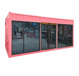 Prefab Huizen Stalen Gebouw Omgebouwd Scheepvaart Containerhuis Isolatiekits California Te Koop