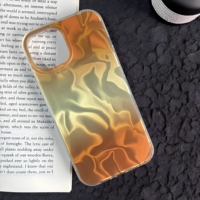 Nouvelle coque de téléphone IMD à motif ondulé pour iPhone 15 16 17 18 Pro Max, coque pour fille tendance, logo personnalisé, coque de téléphone portable