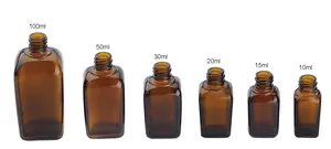 5ml 10ml 20ml 100ml promosyon buzlu kozmetik cam esansiyel yağ damlalık şişesi argan yağ şişesi