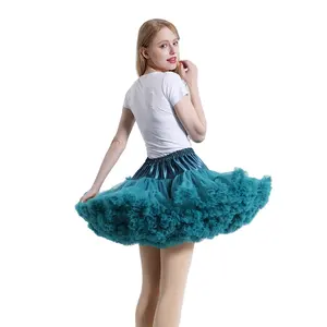 Factory Direct Customized Sweet Puffy Tulle Short Tutu Skirt Pettiskirt for Adult Girls