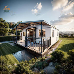 20-Fuß Mobiles Faltbares Container-Anhängerhaus auf Rädern für Malerische Rückzugsorte oder Glamping-Pods Energieeffiziente Fertighäuser - Product Image 1