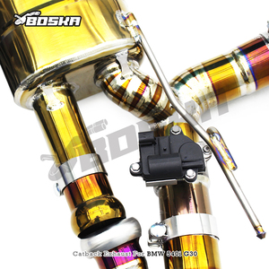 Échappement Catback à Valve Personnalisée Boska en Titane avec Embouts MP pour BMW 530/540/540i G30/G38 2.0T/3.0T B48 2017-2024 - Product Image 5