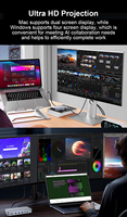 GC-B06a Station d'accueil Thunderbolt 5 15-en-1 Intel 8K120Hz HDTV DP 80Gbps 140W USB3.2 10Gbps NVMe SSD 8TB OEM Aluminium Vente en gros Promotion