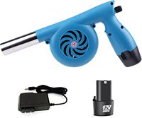 Souffleur d'air électrique sans fil 12V pour barbecue, allume-charbon portable, ventilateur en PVC résistant à la chaleur, outil de grillade extérieur