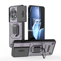 Lichicase porte-anneau magnétique antichoc couverture arrière rigide pour OnePlus Ace 5 5 Pro 13R armure coque de téléphone