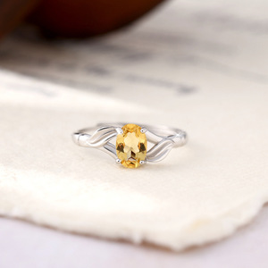 Anillos Ajustables de Plata 925 de Fábrica, Resistentes al Deslustre, con Piedras Naturales Ovaladas, Joyería de Alta Calidad para Mujer, Regalo de Cumpleaños para Ella - Product Image 5
