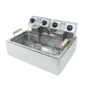 22L Single Tank Large Capacity Electric Fryer French fries machine Fish and Chips Fryer