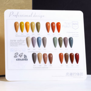 Esmalte de Uñas en <span class=keywords><strong>Gel</strong></span> Vegano de Larga Duración, 24 Colores Otoño Invierno, UV LED, Removible, Marca Privada, Gran Venta - Product Image 3