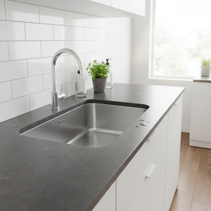 [BAEKJO] Évier de cuisine européen BS584 avec surface hygiénique résistante aux taches et aux odeurs - Product Image 3