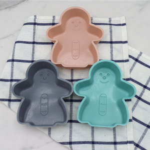 Utensilios de cocina antiadherentes para repostería: Molde de silicona de muñeco de nieve navideño para hornear, con tazón dispensador y utensilios DIY - Product Image 2
