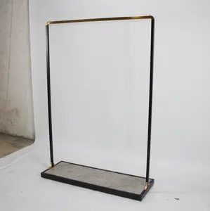 Clothes Rack Display Retail Store Metal Iron Display Stand Spray Painting Detachable Custom Display Stand