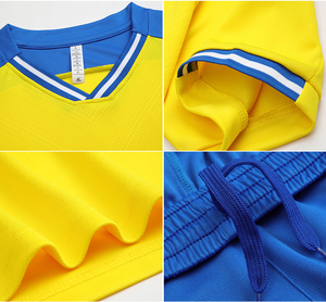 Men's Sublimation Blank Soccer Jersey Breathable Football Uniform with Logo High Quality Training Short Sleeve Set - Product Image 3
