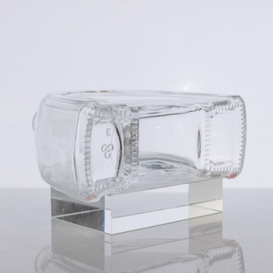 Bouteille à liqueur en <span class=keywords><strong>verre</strong></span> en forme de pont arqué, carafe à spiritueux de luxe en <span class=keywords><strong>cristal</strong></span> transparent pour <span class=keywords><strong>whisky</strong></span>, brandy, vodka, emballage personnalisé - Product Image 4