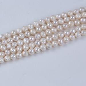 Perlas de Agua Dulce Barrocas de 10-11 mm con Orificio Recto, Material para Collar y Pulsera, Imitación Natural de Zhuji para Diseño Creativo - Product Image 2